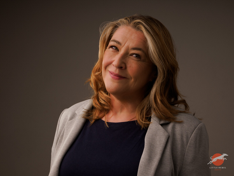 Professional headshot portrait photographed by Little Rebel in Ilkley