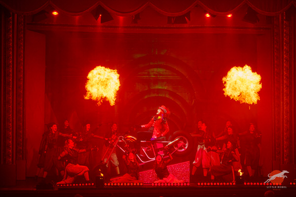 Queen Rat performing in Upstagers’ Dick Whittington pantomime
