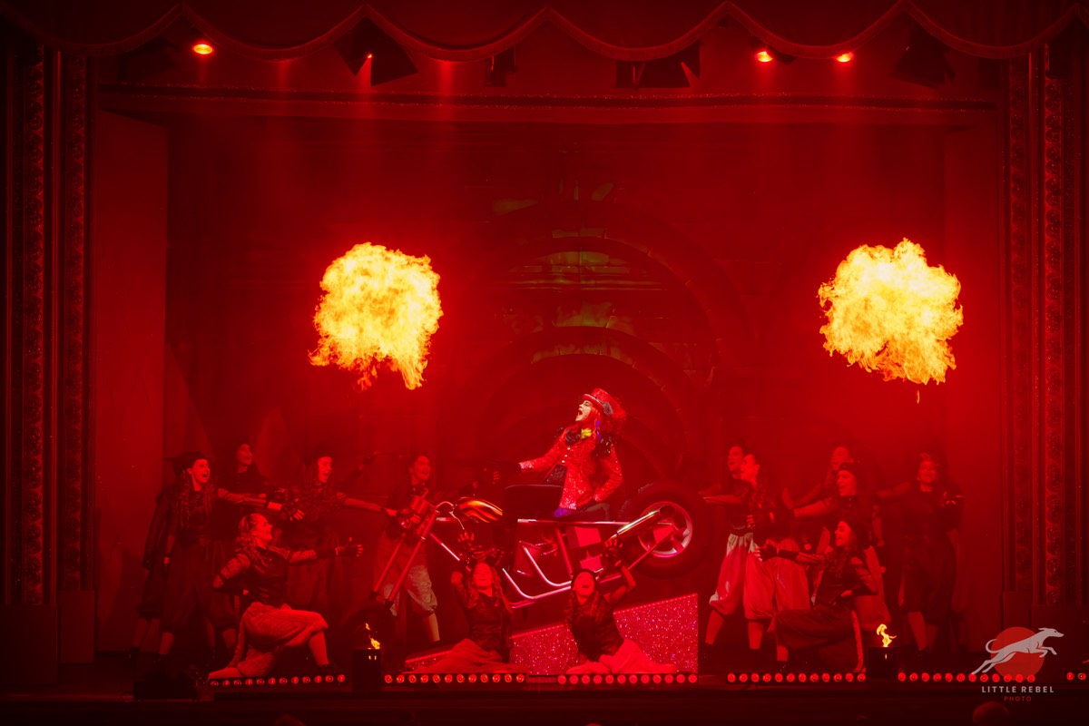 Queen Rat performing in Upstagers’ Dick Whittington pantomime
